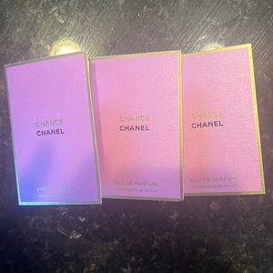 Fragrance Samples- Chanel Chance x3